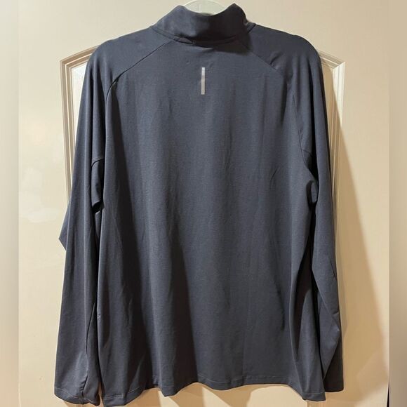 REI Lightweight Base Layer Long-Sleeve Zip-Neck Top Gray Men’s Size XXL - Picture 2 of 7